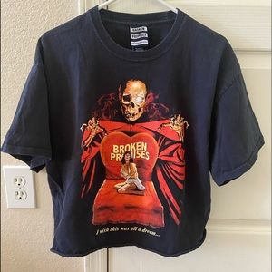 Broken Promises Co. cropped graphic tee